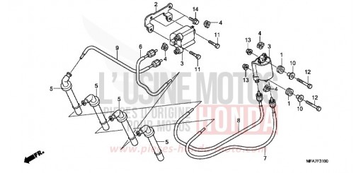 IGNITION COIL CBF1000A6 de 2006